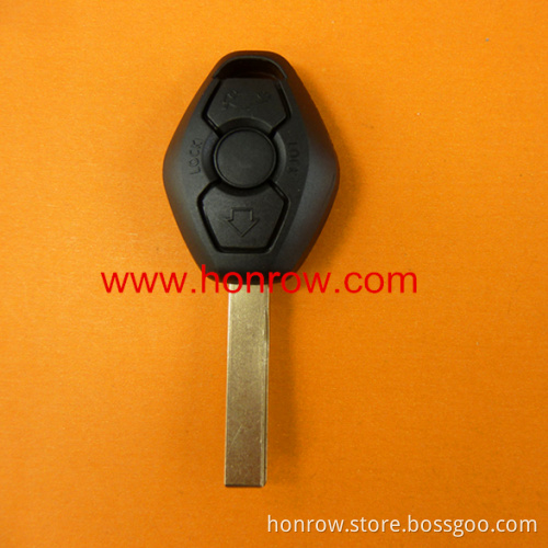 High quality BM 3 button remote key with 433Mhz 7935 transponder chip hu92 blade bm e39 key car key bm